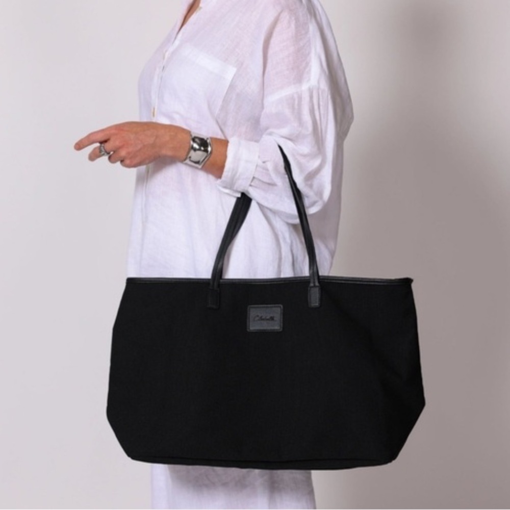 CLEOBELLA CANVAS TOTE | BLACK